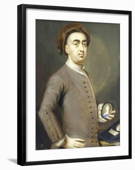 Self Portrait, 1724-Bernard III Lens-Framed Giclee Print