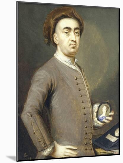 Self Portrait, 1724-Bernard III Lens-Mounted Giclee Print