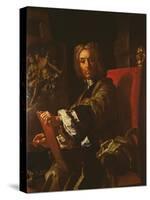 Self Portrait, 1730-31-Francesco Solimena-Stretched Canvas