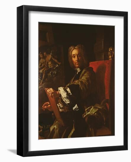 Self Portrait, 1730-31-Francesco Solimena-Framed Giclee Print