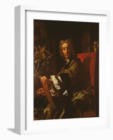 Self Portrait, 1730-31-Francesco Solimena-Framed Giclee Print