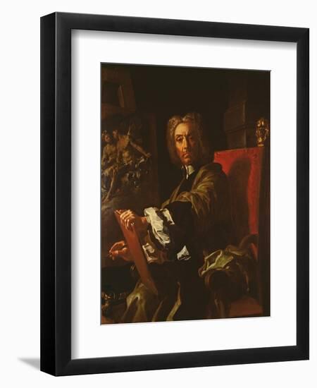 Self Portrait, 1730-31-Francesco Solimena-Framed Giclee Print