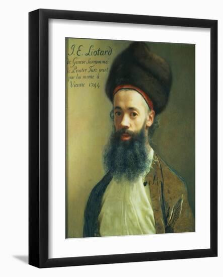 Self Portrait, 1744-Jean-Etienne Liotard-Framed Giclee Print