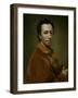 Self-Portrait, 1761-1765-Anton Raphael Mengs-Framed Giclee Print