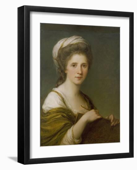 Self Portrait, 1784-Angelica Kauffmann-Framed Giclee Print