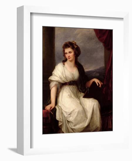 Self Portrait, 1787-Angelica Kauffmann-Framed Giclee Print