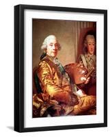 Self-Portrait, 1790-Alexander Roslin-Framed Giclee Print