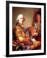 Self-Portrait, 1790-Alexander Roslin-Framed Giclee Print