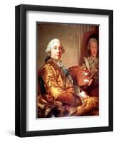 Self-Portrait, 1790-Alexander Roslin-Framed Giclee Print