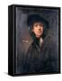 Self Portrait, 17th Century-Rembrandt van Rijn-Framed Stretched Canvas
