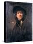 Self Portrait, 17th Century-Rembrandt van Rijn-Stretched Canvas