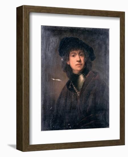 Self Portrait, 17th Century-Rembrandt van Rijn-Framed Giclee Print