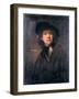 Self Portrait, 17th Century-Rembrandt van Rijn-Framed Giclee Print