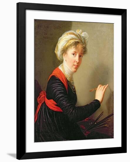 Self Portrait, 1800-Elisabeth Louise Vigee-LeBrun-Framed Giclee Print