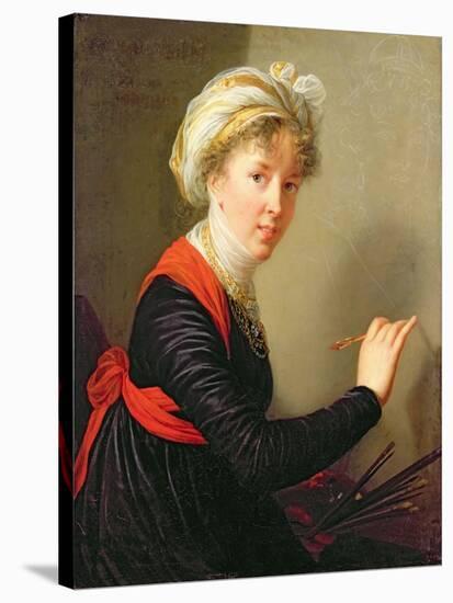 Self Portrait, 1800-Elisabeth Louise Vigee-LeBrun-Stretched Canvas