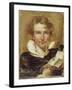 Self Portrait, 1823 (Oil on Paper on Panel)-William Etty-Framed Giclee Print