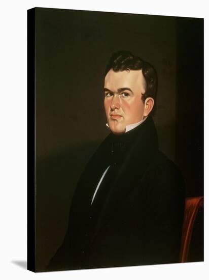 Self Portrait, 1834-35-George Caleb Bingham-Stretched Canvas