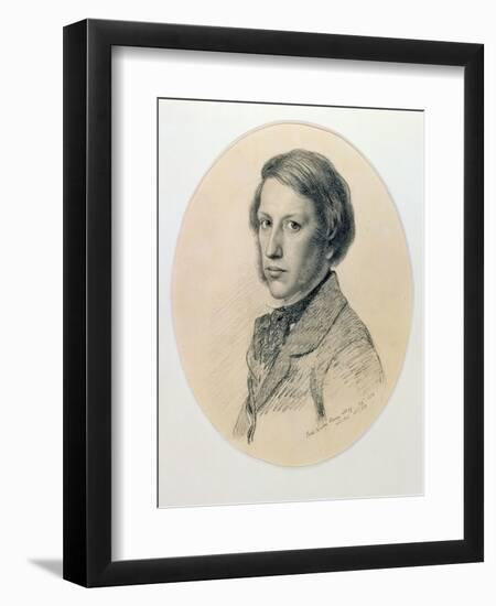 Self Portrait, 1850-Ford Madox Brown-Framed Premium Giclee Print