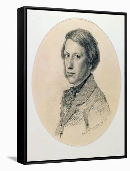 Self Portrait, 1850-Ford Madox Brown-Framed Stretched Canvas