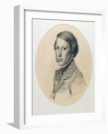 Self Portrait, 1850-Ford Madox Brown-Framed Giclee Print