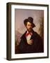 Self-Portrait, 1851-Pimen Nikitich Orlov-Framed Giclee Print