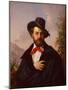 Self-Portrait, 1851-Pimen Nikitich Orlov-Mounted Giclee Print