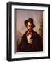 Self-Portrait, 1851-Pimen Nikitich Orlov-Framed Giclee Print