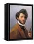 Self Portrait, 1854-Giovanni Fattori-Framed Stretched Canvas