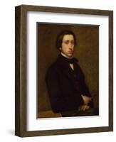 Self Portrait, 1855-Edgar Degas-Framed Giclee Print