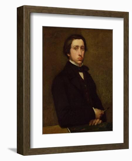 Self Portrait, 1855-Edgar Degas-Framed Giclee Print