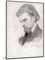 Self Portrait, 1859-Henri Fantin-Latour-Mounted Giclee Print