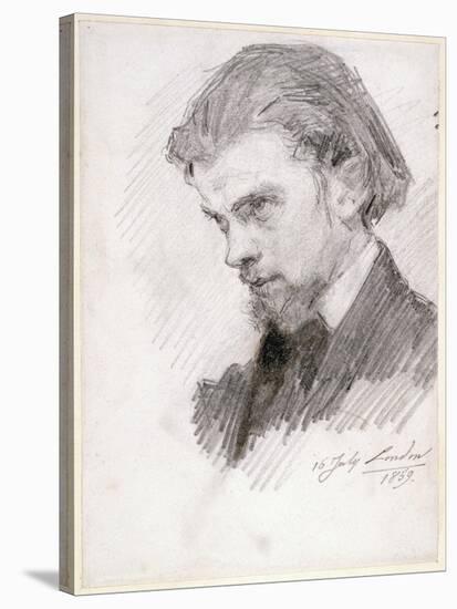Self Portrait, 1859-Henri Fantin-Latour-Stretched Canvas