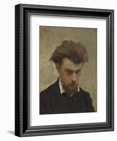 Self-Portrait, 1861-Ignace Henri Jean Fantin-Latour-Framed Giclee Print