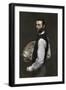 Self portrait, 1865-66-Jean Frederic Bazille-Framed Giclee Print