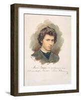 Self-Portrait, 1866-Ilya Yefimovich Repin-Framed Giclee Print