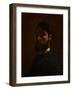 Self Portrait, 1867-68-Jean Frederic Bazille-Framed Giclee Print