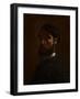 Self Portrait, 1867-68-Jean Frederic Bazille-Framed Giclee Print