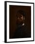 Self Portrait, 1867-68-Jean Frederic Bazille-Framed Giclee Print