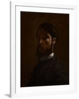 Self Portrait, 1867-68-Jean Frederic Bazille-Framed Giclee Print