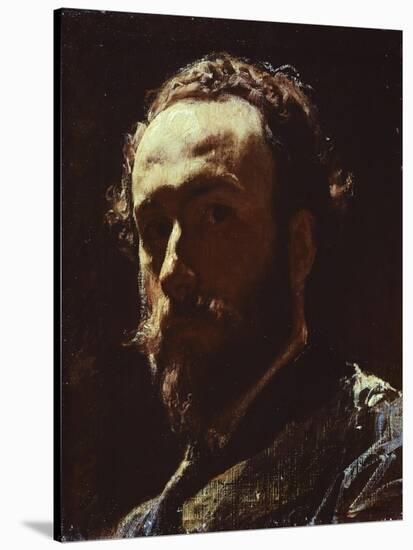 Self-Portrait, 1867-Federico Faruffini-Stretched Canvas