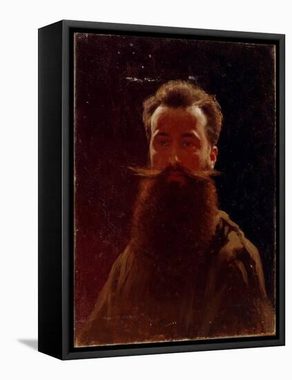 Self-Portrait, 1870S-Illarion Mikhailovich Pryanishnikov-Framed Stretched Canvas