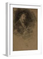 Self Portrait, 1871-73-James Abbott McNeill Whistler-Framed Giclee Print