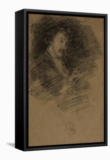 Self Portrait, 1871-73-James Abbott McNeill Whistler-Framed Stretched Canvas