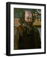 Self Portrait, 1873-1876-Paul Cézanne-Framed Giclee Print