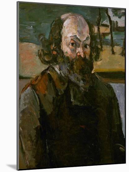 Self Portrait, 1873-1876-Paul Cézanne-Mounted Giclee Print