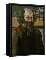 Self Portrait, 1873-1876-Paul Cézanne-Framed Stretched Canvas