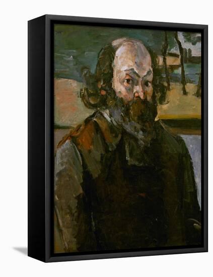 Self Portrait, 1873-1876-Paul Cézanne-Framed Stretched Canvas