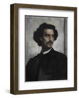 Self-Portrait, 1873-Anselm Feuerbach-Framed Giclee Print