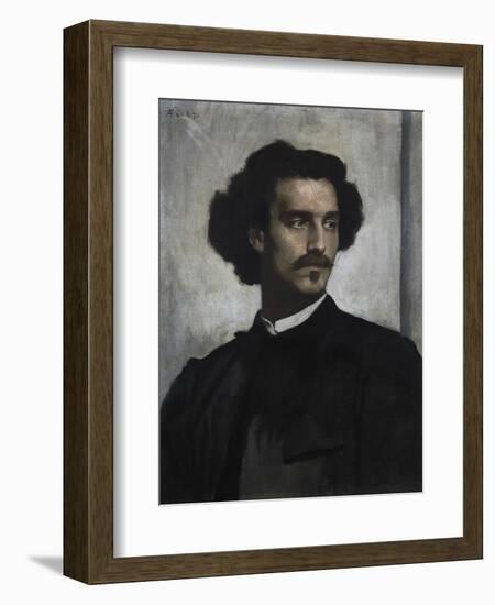 Self-Portrait, 1873-Anselm Feuerbach-Framed Giclee Print