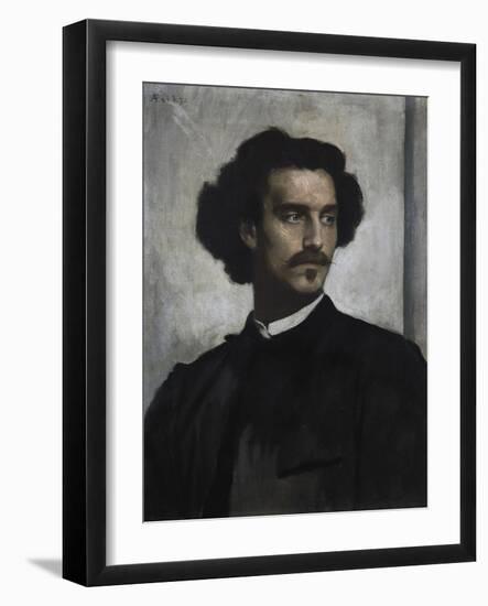 Self-Portrait, 1873-Anselm Feuerbach-Framed Giclee Print